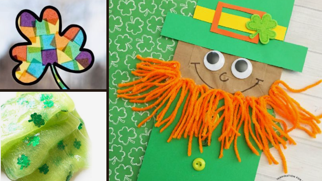 st pattys day crafts banner