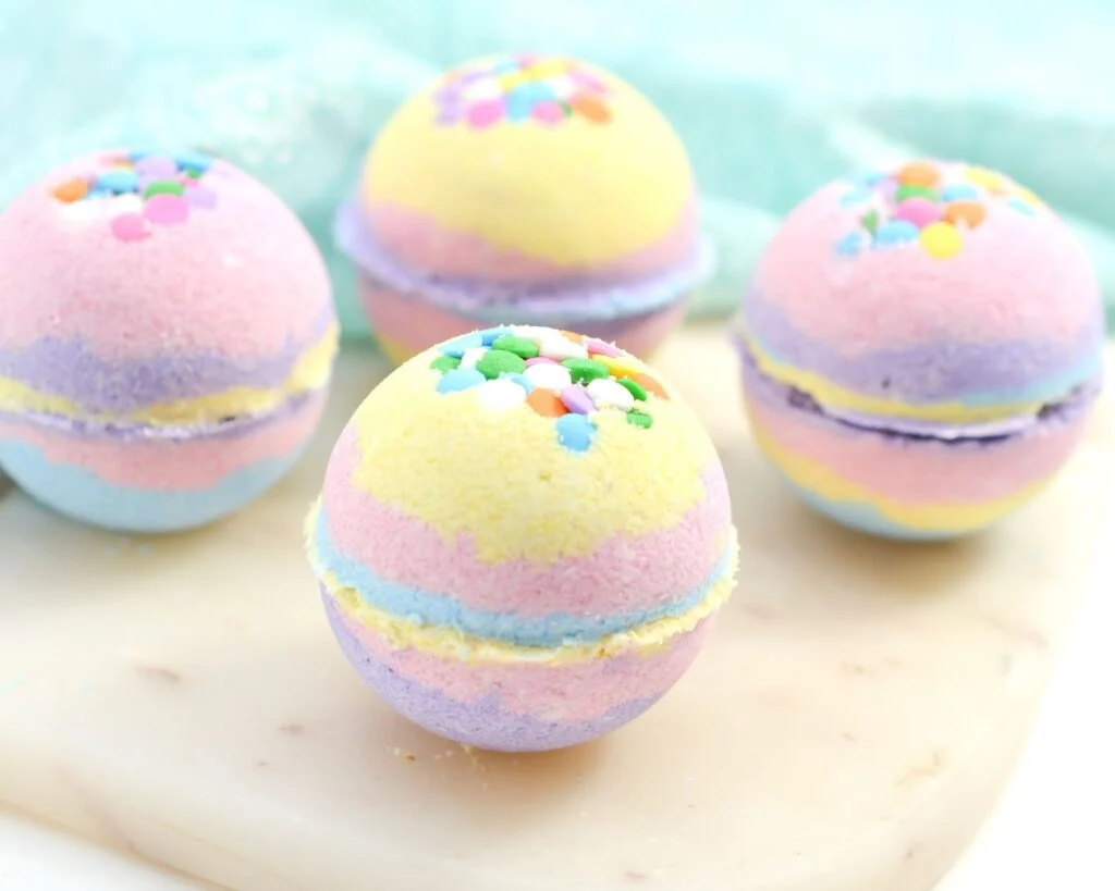 Mothers Day bath bomb craft for kids